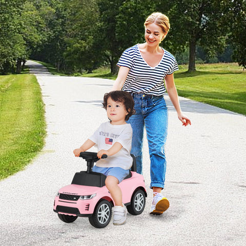 Kids Ride On Push Car Foot-to-Floor Walking Sliding Toy Car-Black