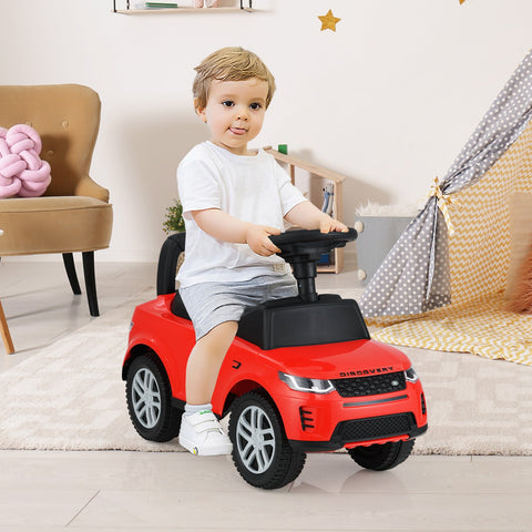 Kids Ride On Push Car Foot-to-Floor Walking Sliding Toy Car-Black