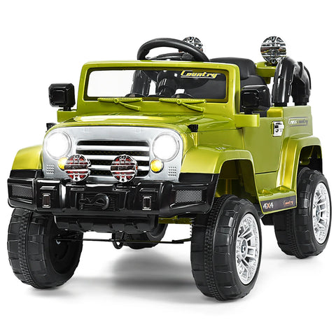 Kids Ride on Jeep Car Battery Powered with Remote Control-Black