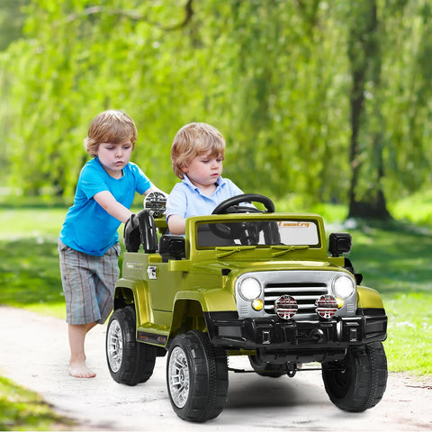 Kids Ride on Jeep Car Battery Powered with Remote Control-Black