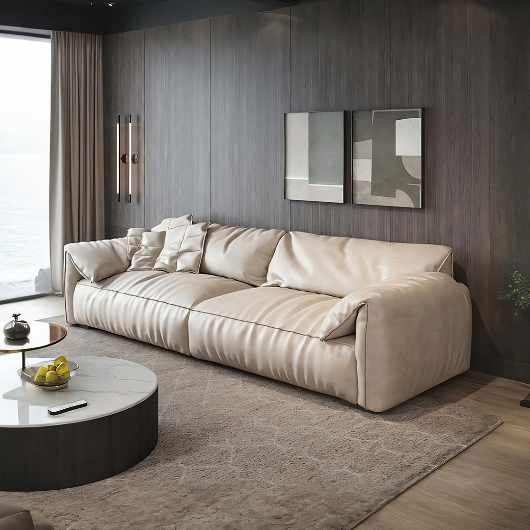 Kirk Two Seater Sofa, Leathaire