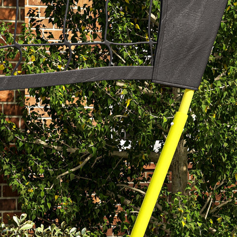 SPORTNOW Portable Badminton Net Set w/ Volleyball Net, Rackets, Shuttlecocks