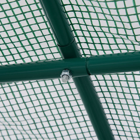 Outsunny 245 x 200cm Polytunnel Greenhouse - Green