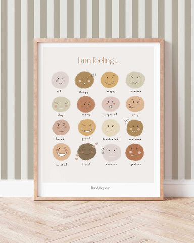 Big Little Feelings - Emotions Art Print