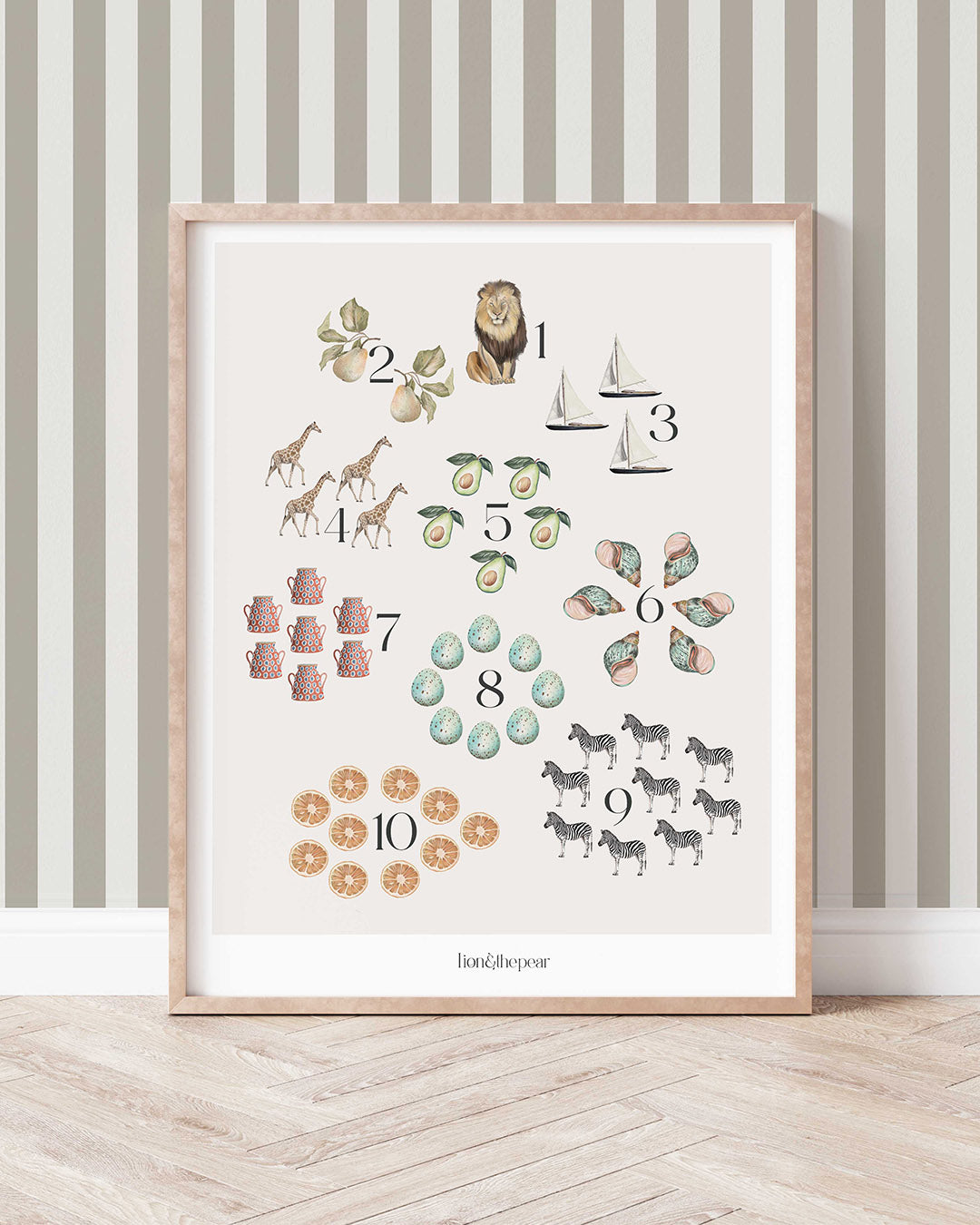 Count With Me - Numbers Art Print