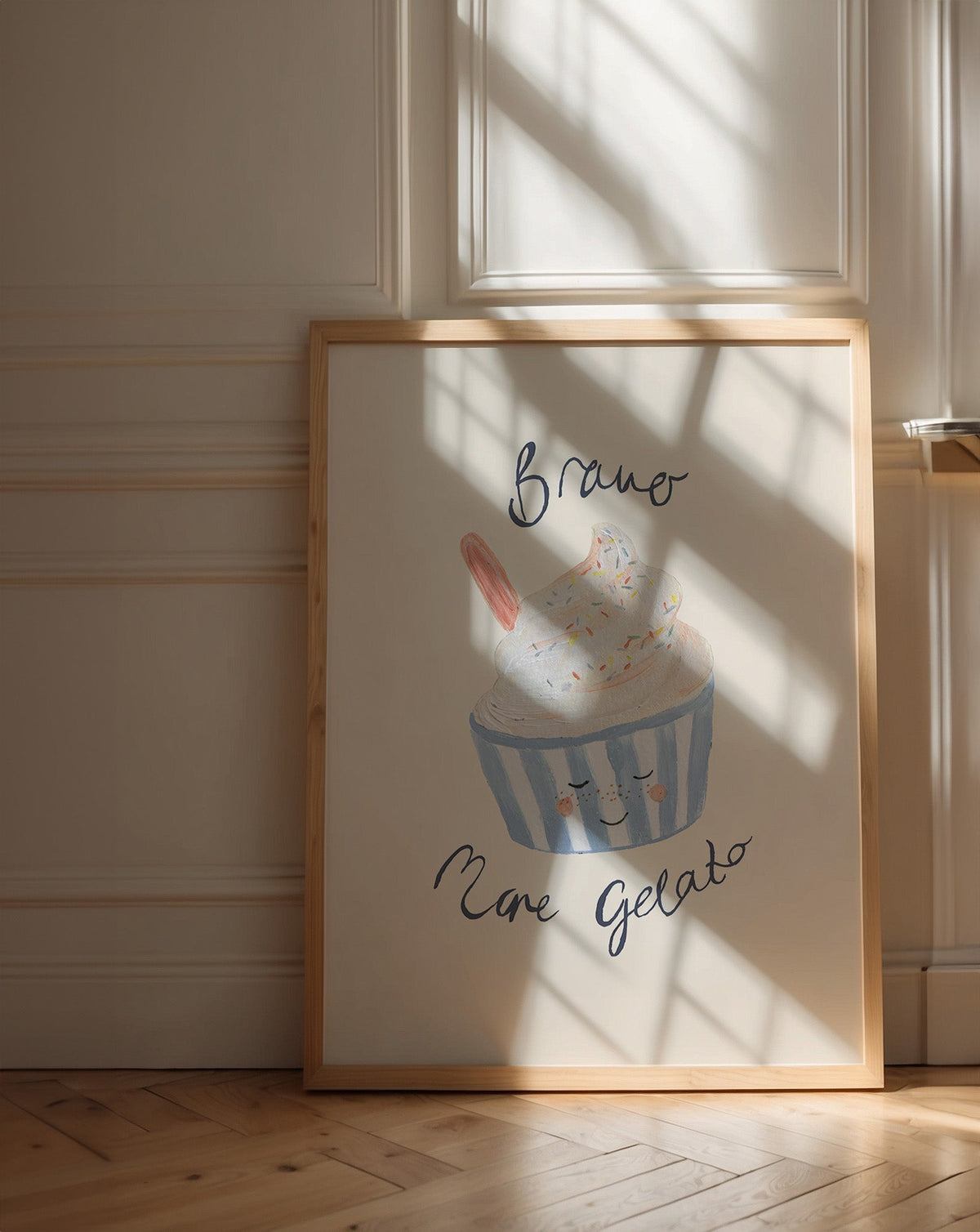 Bravo More Gelato - Ice Cream Art Print