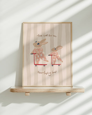 Everlasting Love - Siblings Art Print
