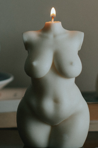 Large Curvy Body Candle