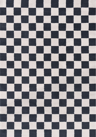 Loft Checkerboard Blue Rug