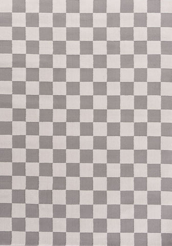 Loft Checkerboard Grey Rug