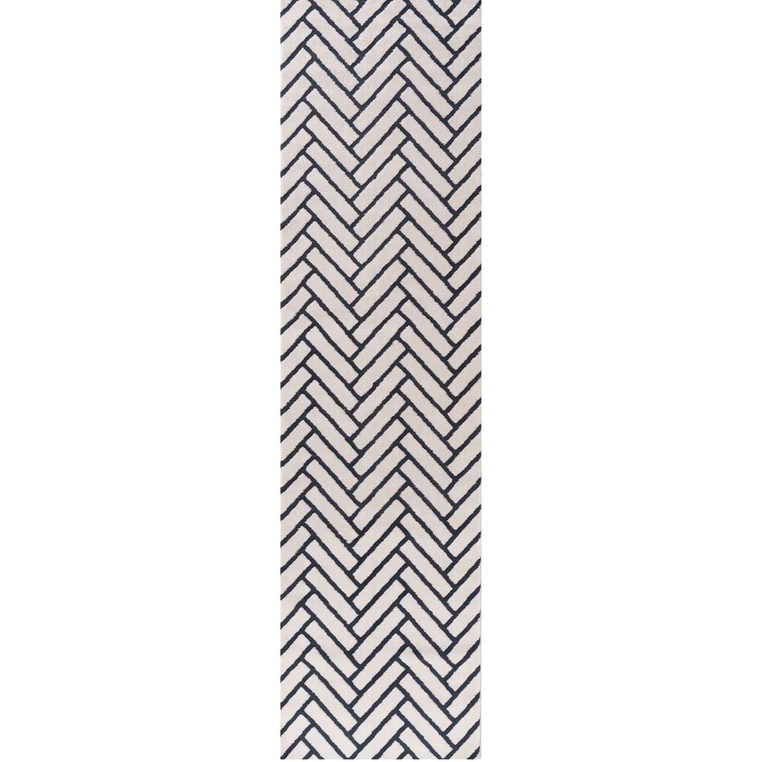 Loft Chevron Blue Rug