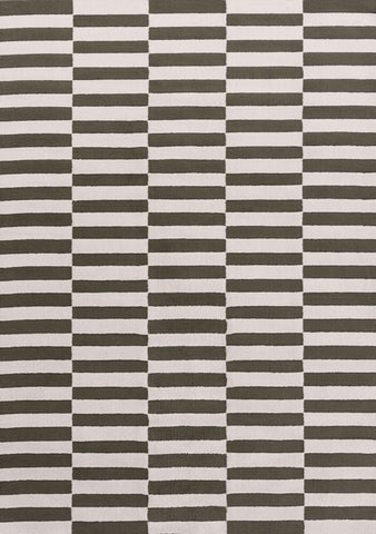 Loft Striped Green Rug