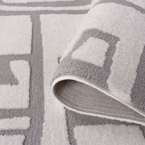 Loft Abstract Grey Rug