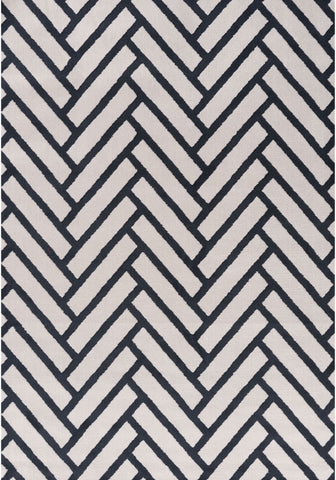 Loft Chevron Blue Rug