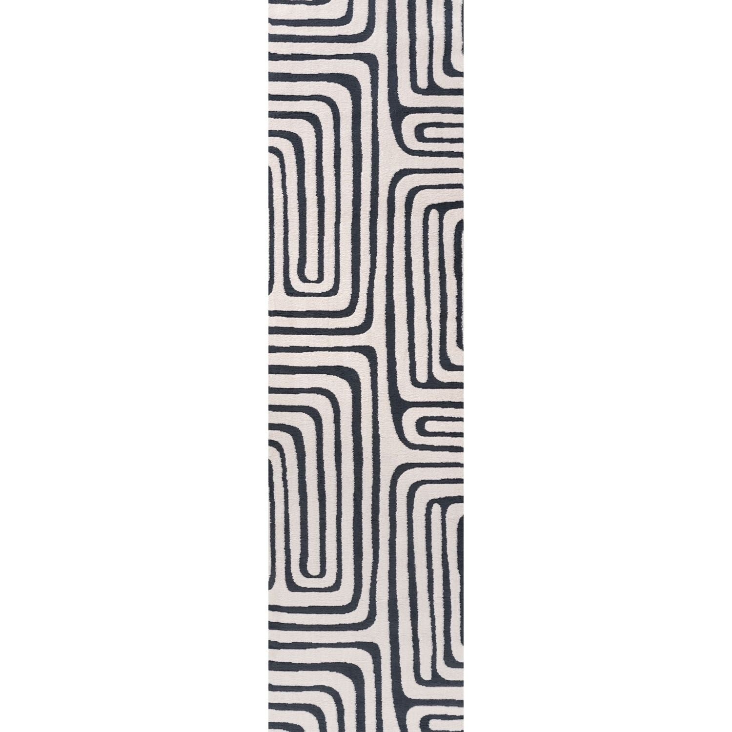 Loft Geometric Blue Rug