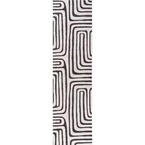 Loft Geometric Dark Grey Rug