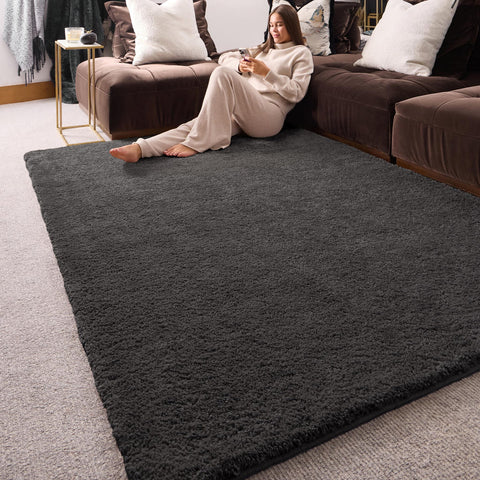 Washable My Lux Rug | Charcoal