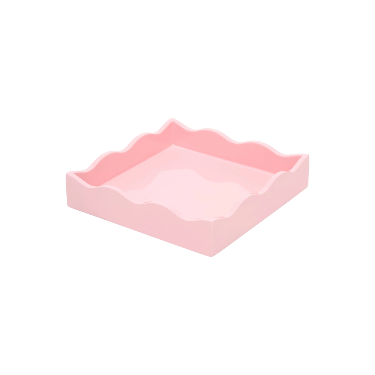 Square Allegra Tray in Pink