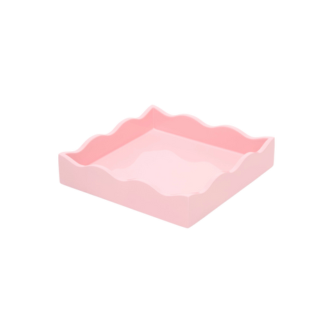 Square Allegra Tray in Pink