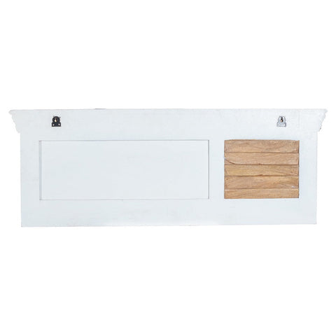 Bianco Solid Mango Wood White Hanging Unit