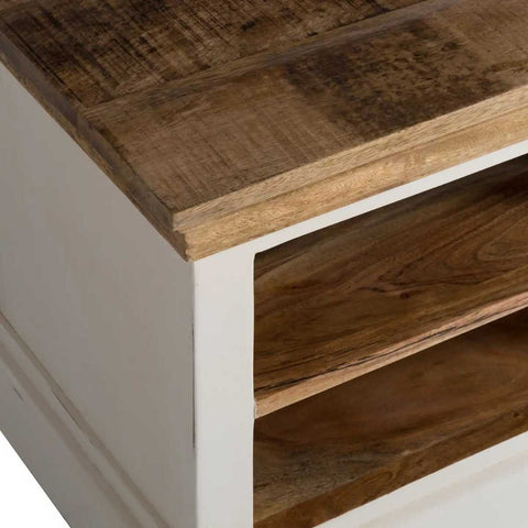 Bianco Wood Shoe Rack Upto 43"