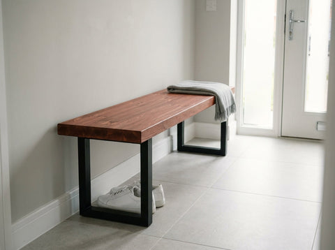 The Bruton Bench — Mahogany