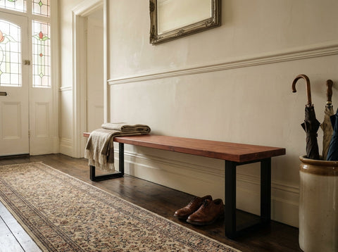The Bruton Bench — Mahogany