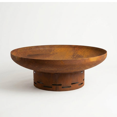 Heavy-Duty Pre-Rusted Metal Corten Steel Round Firepit