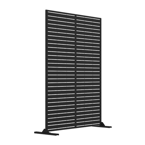 Metal Indoor/Outdoor Privacy Screen 90cm x 180cm - Slats