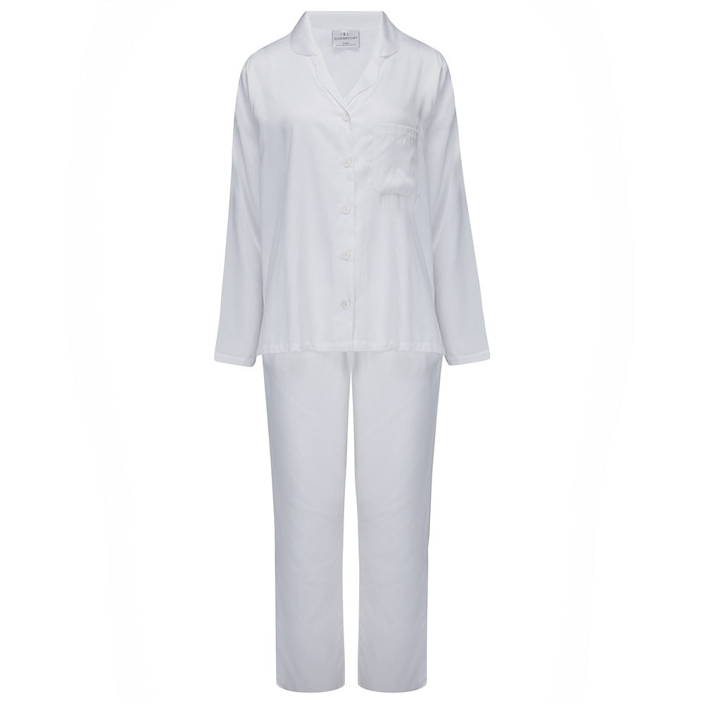 Vivian Micromodal Pyjamas White