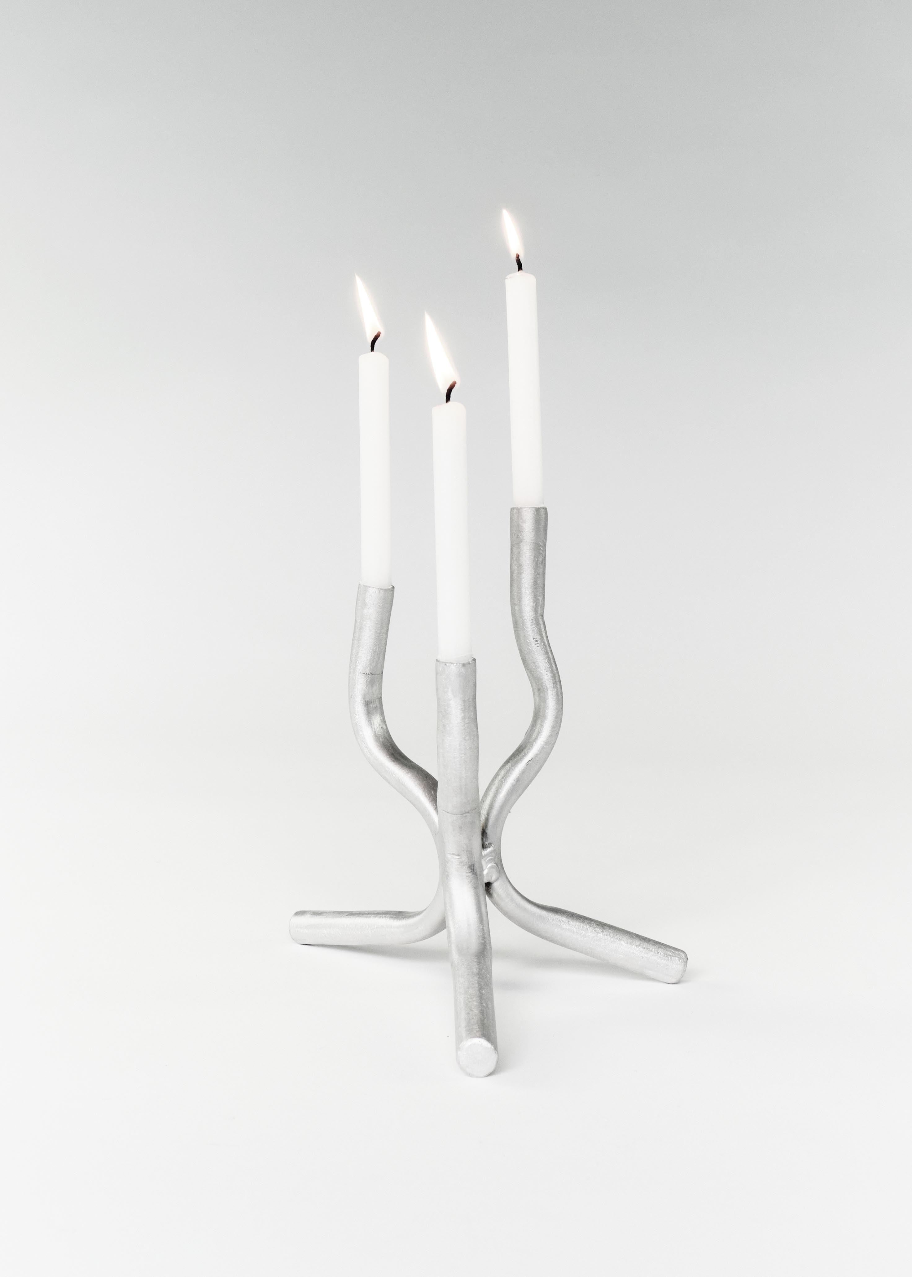Aluminium Mini Candelabra