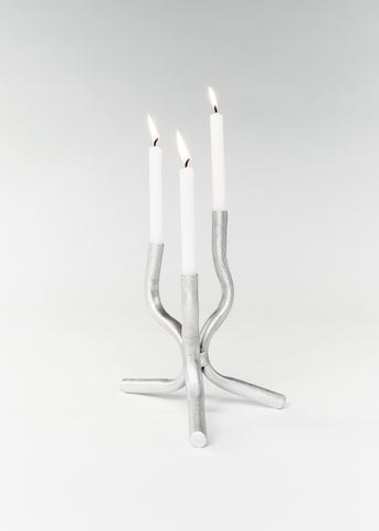 Aluminium Mini Candelabra