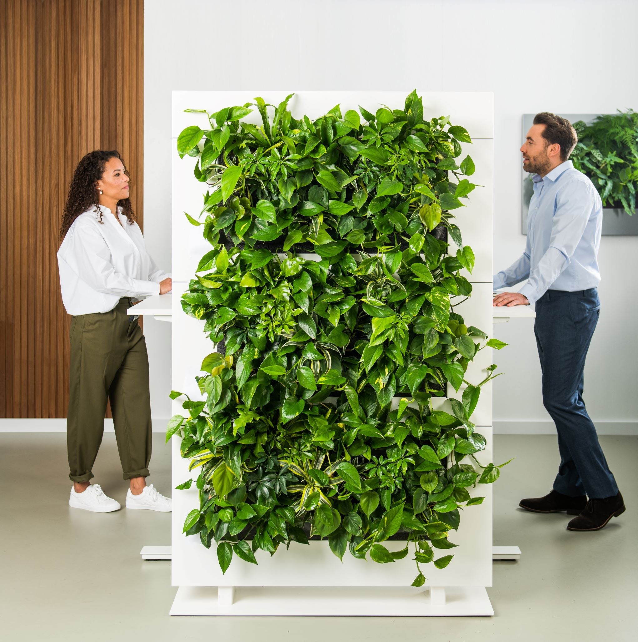 Living Wall Divider - 180.5cm - White