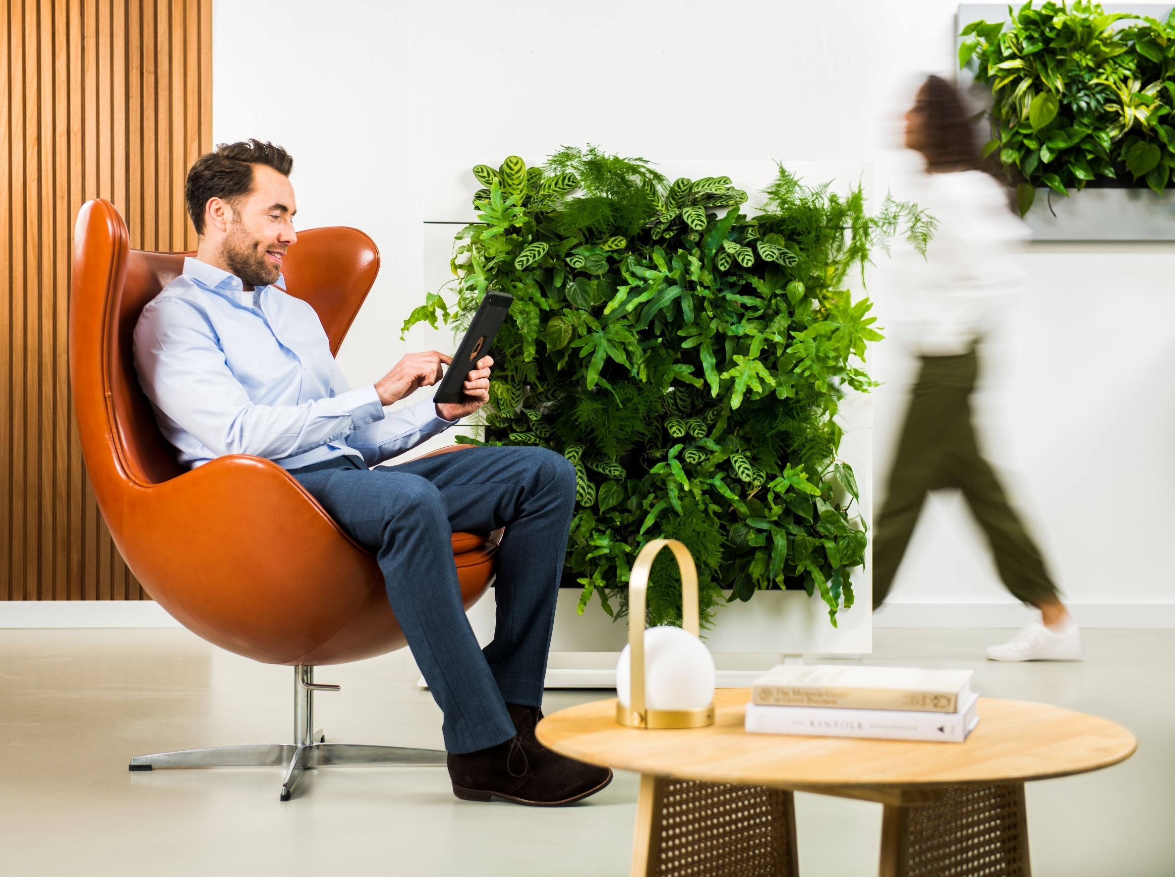 Living Wall Divider - 180.5cm - White