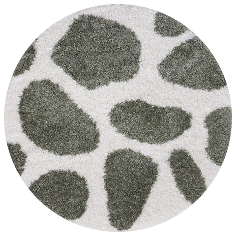 Moodi Shaggy Green Erosan Rug