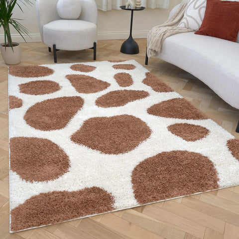 Moodi Shaggy Terra Froth Rug