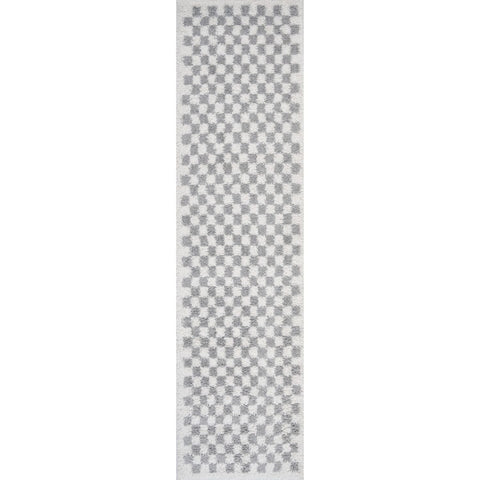 Moodi Shaggy Grey Mulberry Rug