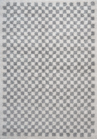 Moodi Shaggy Grey Mulberry Rug