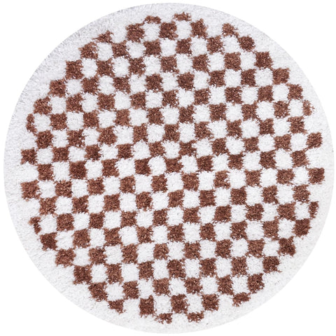 Moodi Shaggy Terra Pixelate Rug