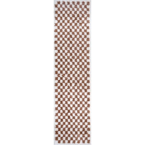 Moodi Shaggy Terra Pixelate Rug