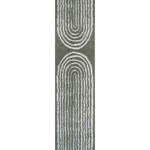 Moodi Shaggy Green Reverie Rug