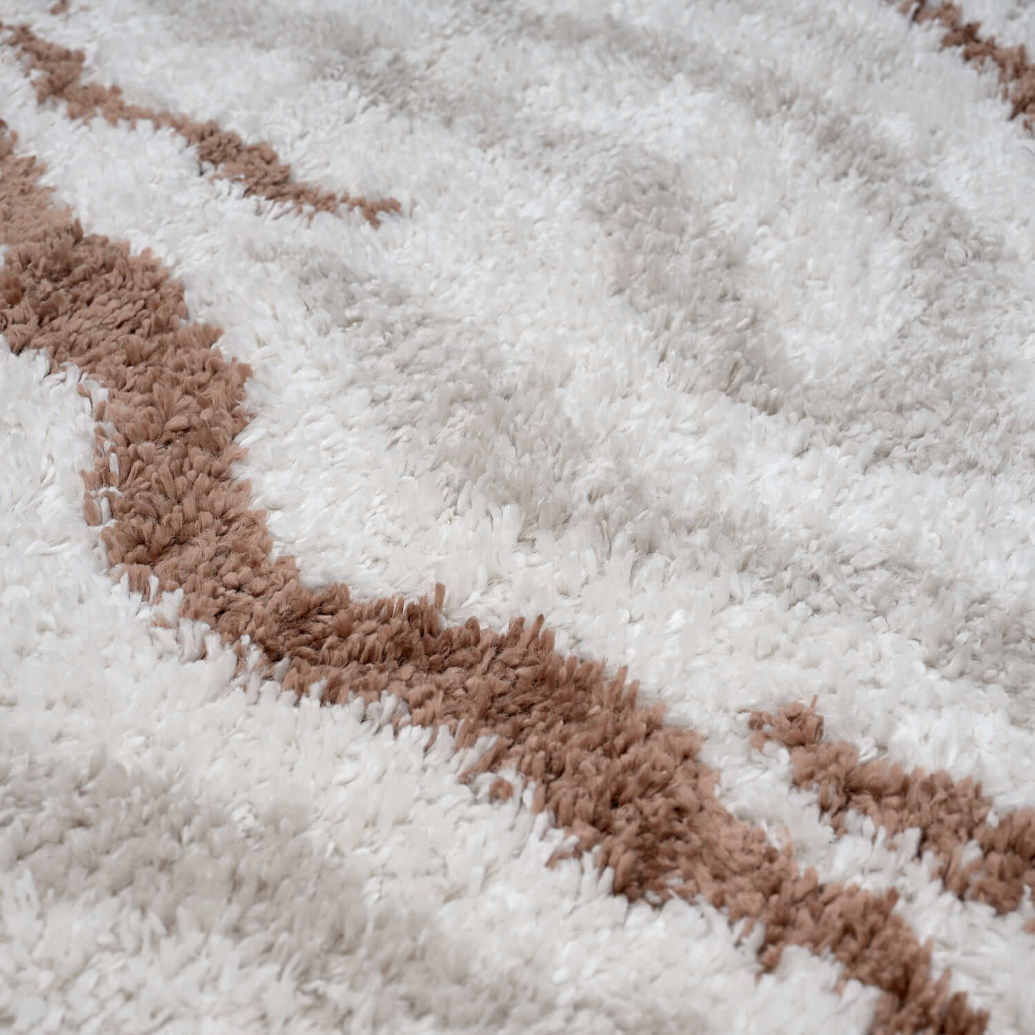 Moodi Shaggy Cream/Terra Savara Rug
