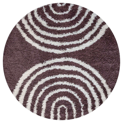Moodi Shaggy Purple Velvetine Rug