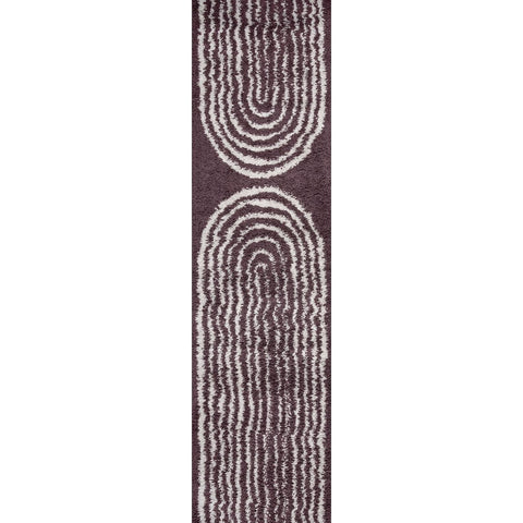 Moodi Shaggy Purple Velvetine Rug