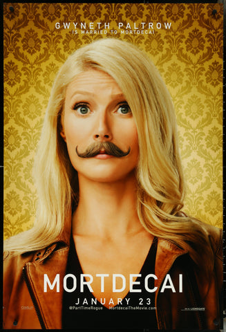 Mortdecai (2015) Original US One Sheet Movie Poster