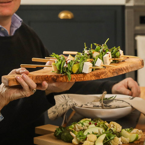 Olive Wood Chopping Board With Handle