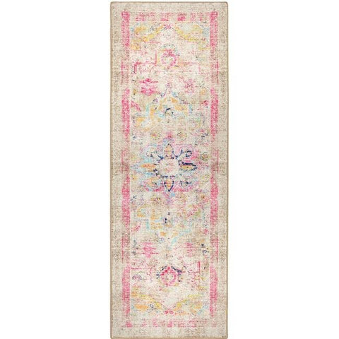 Eco-Washable Multicolour Rug Vintage Design