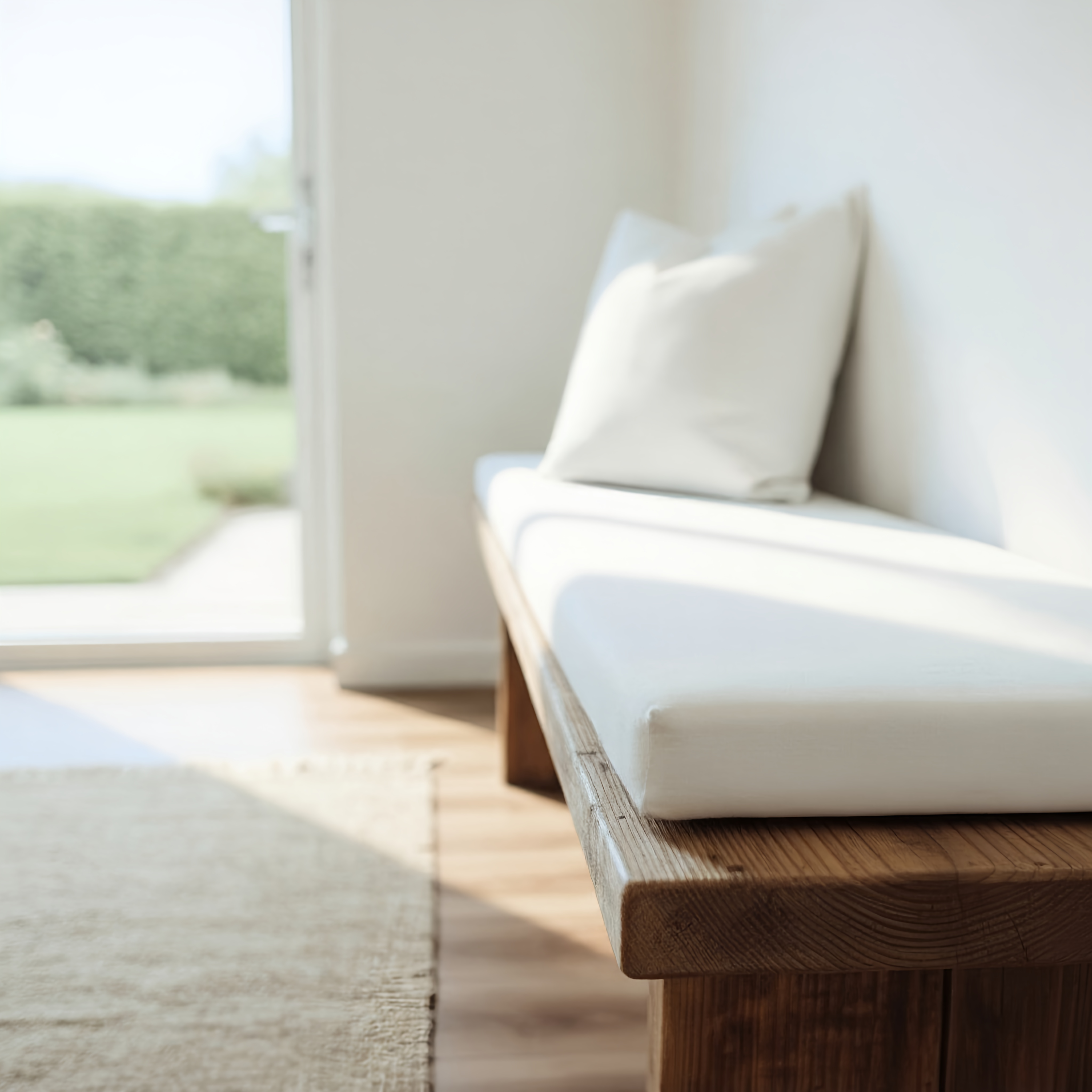Nordic Bench Rustic Bench For Entryway