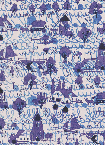 No.057 - Nordic Blues - Vintage Archive Poster Prints