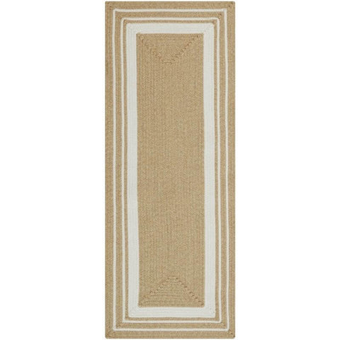 Indoor Outdoor Trenzado Rug – Bordered Plain Design